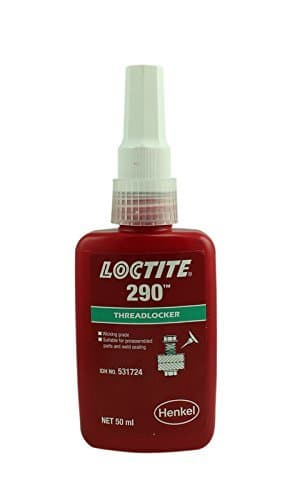 Loctite 290/50ML Threadlocking Adhesive, Medium/High Strength, 50 mL - 30 Pack