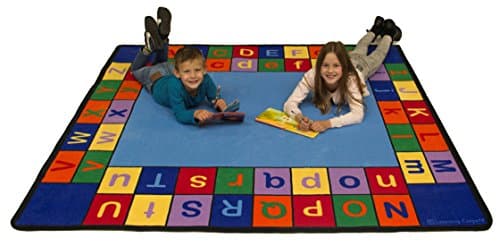 Learning Carpets CPR 764 Learning Carpets Colorful ABC Upper Case and Lower Case Letters