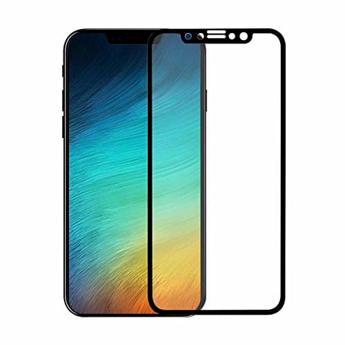 Collen for iPhone X Screen Protector, Tempered Glass Screen Protector Clear [3D Full Frame] for Apple iPhone 10, Anti Glare 0.26mm Thin 9H Hardness Shatterproof Film