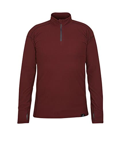 Paramo Directional Clothing Systems Men's Grid Technic Athletic Base Layer, Wine, Large