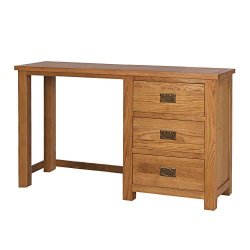 Rustic Saxon Oak Dressing Table Mirror