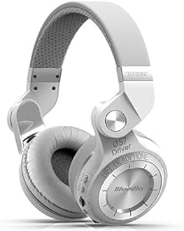 Bluedio T2 Plus Bluetooth Headphone (White)