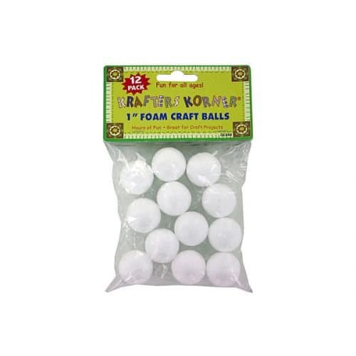 Foam Craft Balls (assorted Sizes)