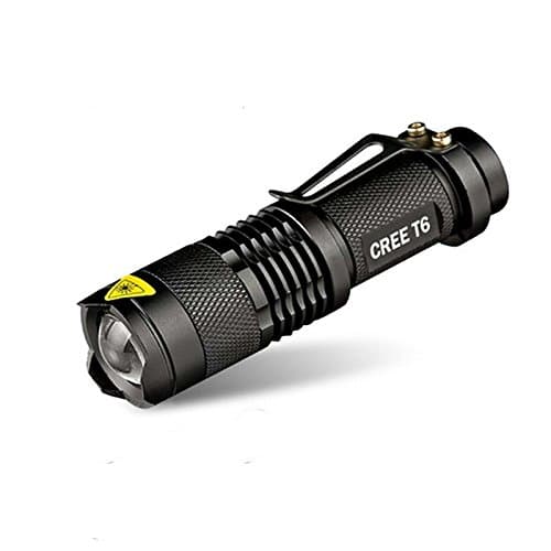 Super bright LED Flashlight Torch Adjustable Focus XML-T6 800 Lumens 5 Models Zoomable and Waterproof LED Torch Handheld Light