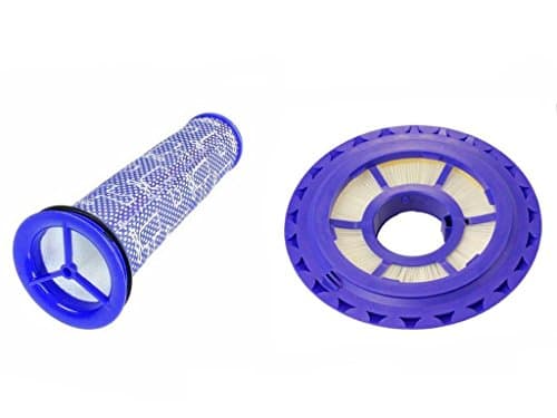 Post Filter & Pre Filter Kit for Dyson DC41, DC65, DC66 Animal filter Compatible HEPA Replaces Part # 920769-01 & 920640-01 - Combo Pack