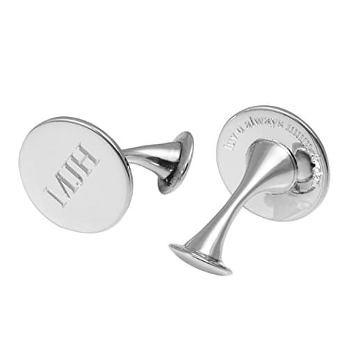 Round Secret Message Cufflinks