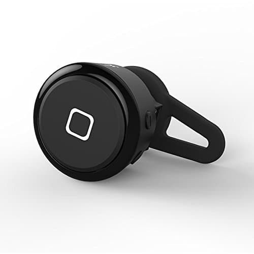 Upgraded BearBizz Smallest Mini Wireless Single Side Stereo Bluetooth 4.1 Headphones Earphones, hands-free calling for iPhone Samsung Smart Phones, and tablets (Black)