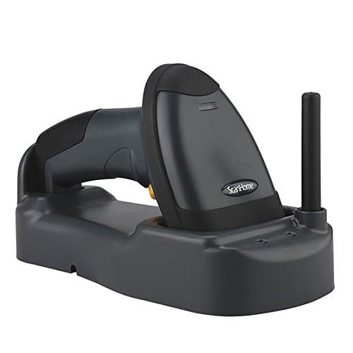 USB Barcode Scanner Wireless Rechargeable Handheld Automatic 1D Bar code Reader