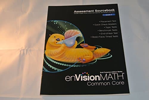 enVision Math Common Core Assessment Sourcebook Grade 3 (Envision Math Common Core) by Scott Foresman-Addison Wesley (2012-12-23)
