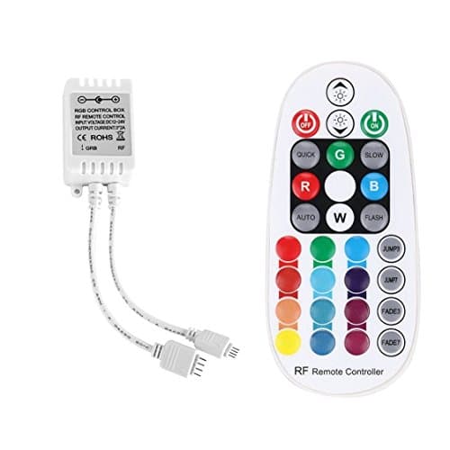 LAHOKU--RF Remote Controller,28 Keys Wireless Remote Controller,for LED Backlight Lighting Kits ,Multicolor RGB LED Strip Lights