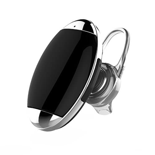 Mini Bluetooth Headset,Coio Lightweight Wireless Bluetooth 4.0 Earbuds In-ear Earphone with Mic and Handsfree for iPhone Samsung Galaxy and Other Smartphones (Black-Silver)