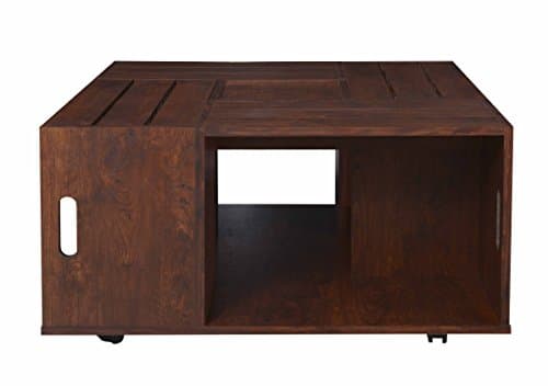 Wine Box Coffee Table With Storage (walnut)
