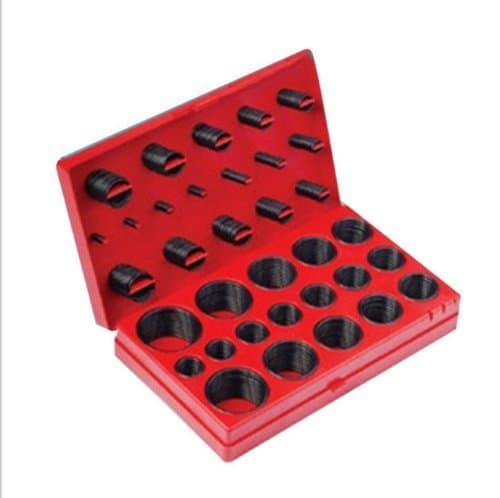 Generic O Type Grease-Proofness Seal Ring 407 pc With Plastics Box Black by Shitong