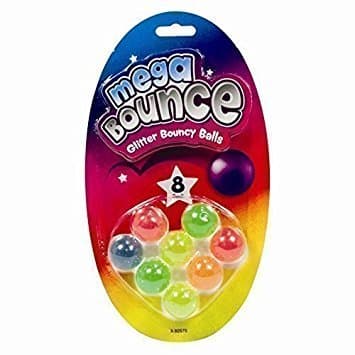 MEGA BOUNCE GLITTER BOUNCY BALLS