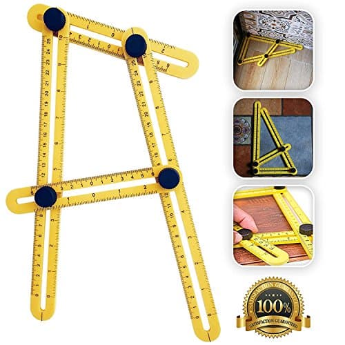 Angle-Izer Template Tool, More Square Ruler Template Measures for Handymen/Professionals