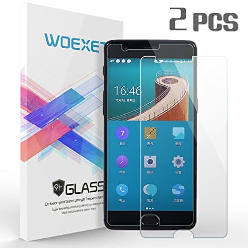 [2-Pack] Screen Protector For ONEPLUS 3T/3 Premium Tempered Glass 9H Hardness Anti-Scratch Anti-Fingerprint Anti-Oil Coating