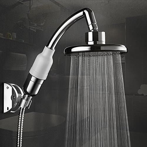 SIEYES Water-Saving Ionic Filter Shower Head,5 Inch Adjustable Rainfall Sprayer