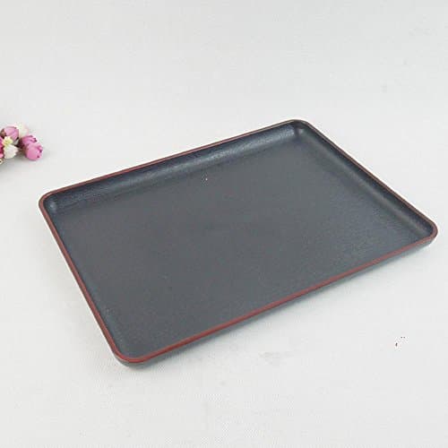 Longless Thicker plate rectangular plate dish side plate fruit plate tray set tray two
