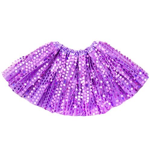 Purple Sparkly Sequin Disco Tutu