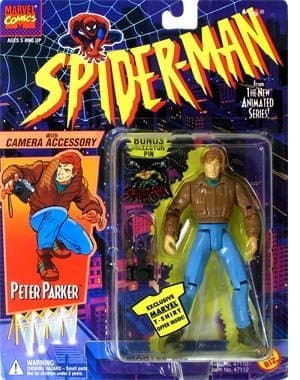 Spider-man Peter Parker with Camera Accessory