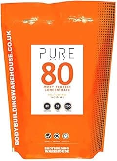 Pure Whey Concentrate 80 Protein Powder - Excellent Amino Profile for Lean Muscle Building, Growth and Recovery. Grass-fed, Low & No Added Sugar - Millionaires Shortcake, 2kg
