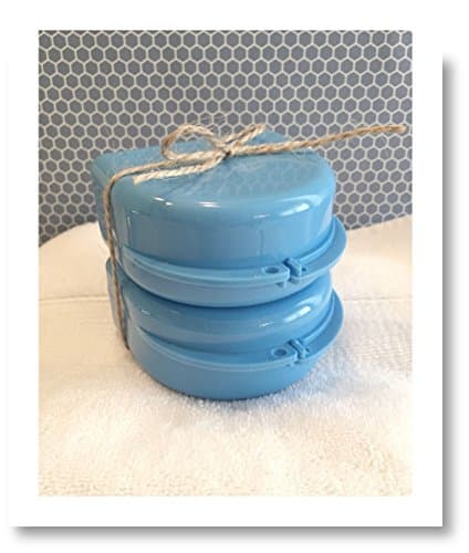 2 Pack- Snap Lock Retainer Case; Blue