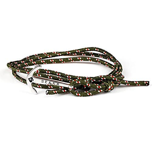 Anchor Hook Bracelet Green