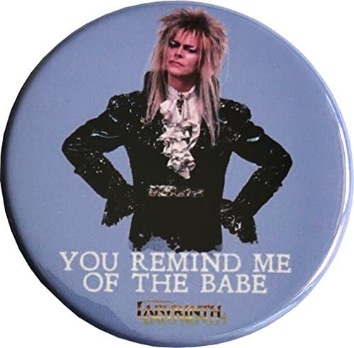 FRIDGE MAGNET David Bowie - Labyrinth Small Button Circular