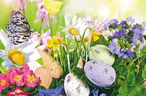 6 x PLACE MATS EASTER 28191, Rectangular, Place Mat, Placemat, Placemat