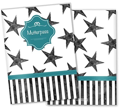 ``Mutter-Kind-Pas`` 3-part creative royal case with name (Austria, Germany) (customisable)