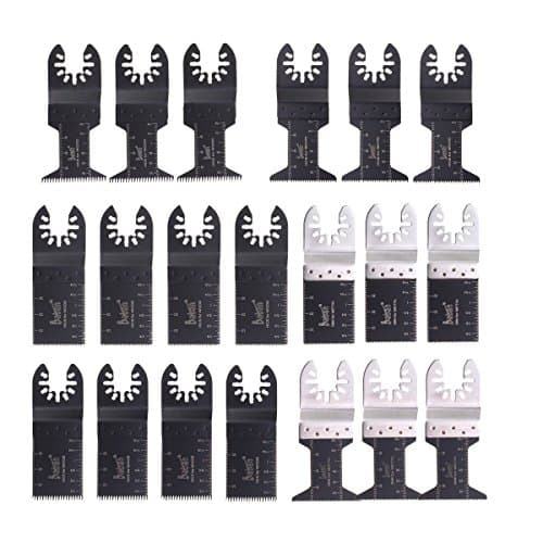 BABAN 20PCS Multitool Blades Mix Blades Quick Fits General Multi-Tool