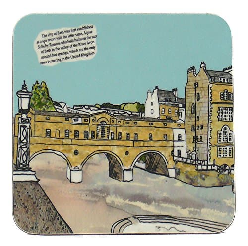 Pulteney Bridge Bath coaster