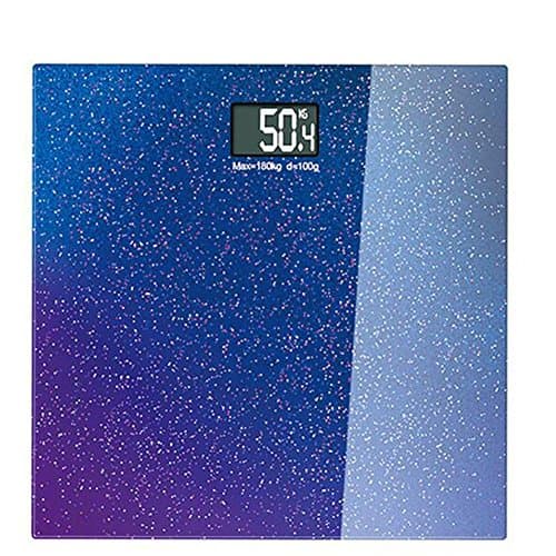High Precision Digital Bathroom Body Weight Scale/Different Light, Creating Different Colors Design,Light The Beautiful Life - Black Discoloration
