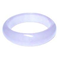 Purple Jade Bangle Bracelet