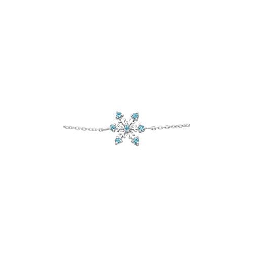 925 Sterling Silver Snowflake Bracelets