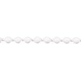 Amazing Drapery Hardware Continuous Plastic Bead Chain Loop -White - Drop: 6'