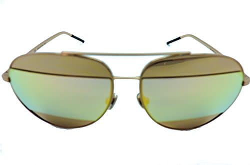 Dior Split 1 Gold Mirrored Aviator Sunglasses