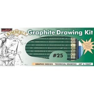 6 Pack GENERAL'S GRAPHITE DRAWING KIT Drafting, Engineering, Art (General Catalog)