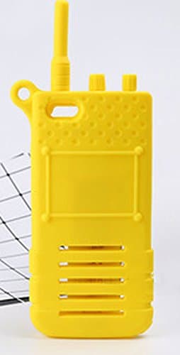 Iphone 6 Plus Case, Iphone 6S Plus Case, 3D Stereo Cartoon Yellow Walki Talki Feature Flexible Soft Silicone Cover Case for Iphone 6/S Plus 5.5inch Protective Skin Cases