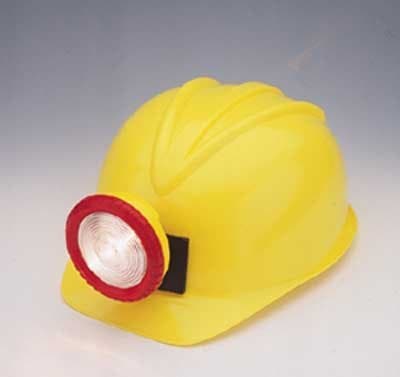Children's Plastic Miner Hard Hat with Light