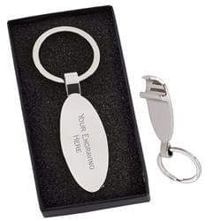 Engraved Bottle Opener Keyring