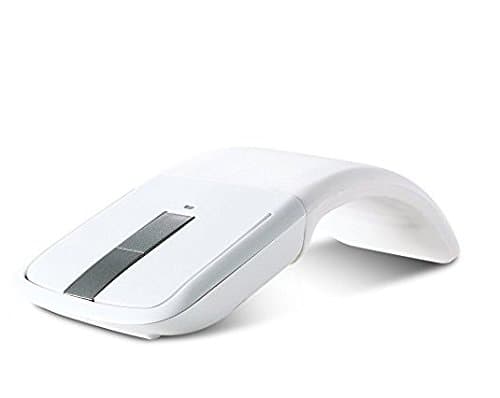 Mouse 2.4GHz Wireless Foldable Arc Optical Mouse with USB Receiver for PC Laptop MacBook
