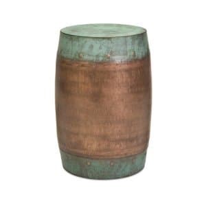 Rania Copper-Plated Stool