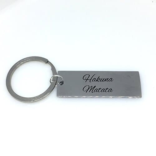Hakuna Matata Engraved Keychain