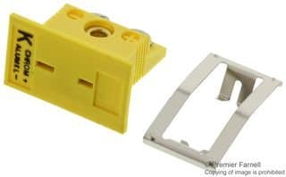 Thermocouple Connector, Panel Jack, Type K, Socket