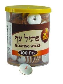 Standard Round Floating Wicks 100 Pack Single Pack