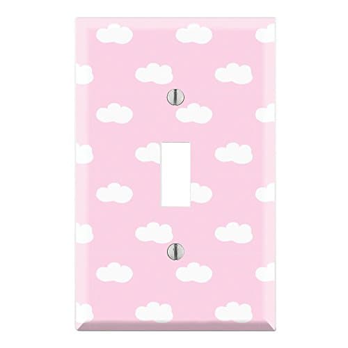 Graphics Wallplates - Pink Cloud - Single Toggle Wall Plate Cover