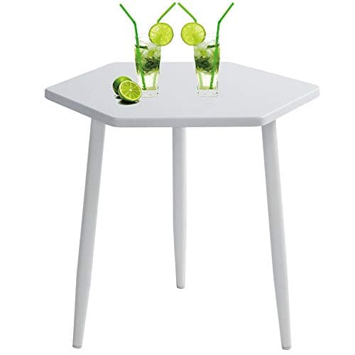 ASUUNY Coffee Table End Side Table Night Table Hexagon Corner Table Matt Modern Style ALSC