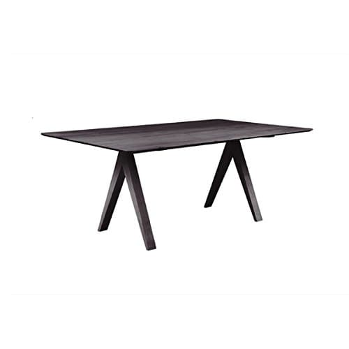 Saloom Soma 36 x 60 Rectangular Maple Smooth Top Dining Table in Rockport Finish