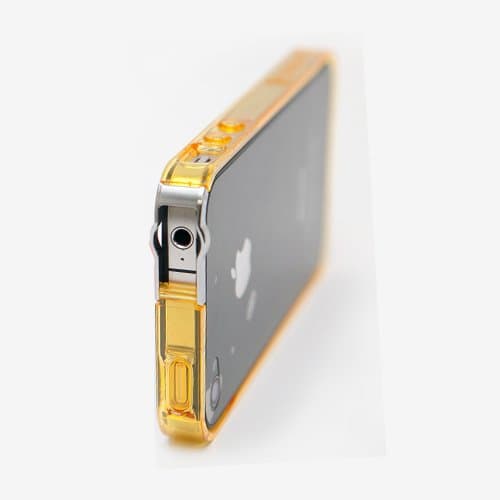 [Exogear] Exoclear for iPhone4/4s (edge yellow)